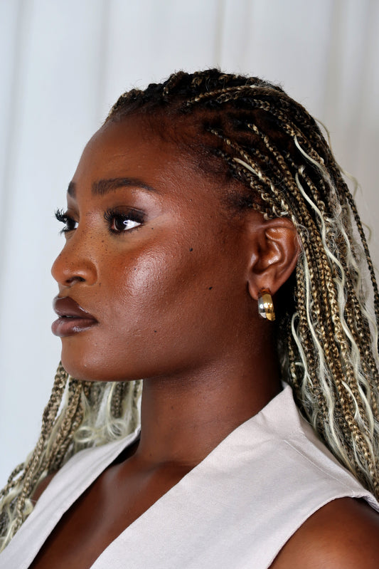 Cleo Mixed Metal Double Hoop Earrings