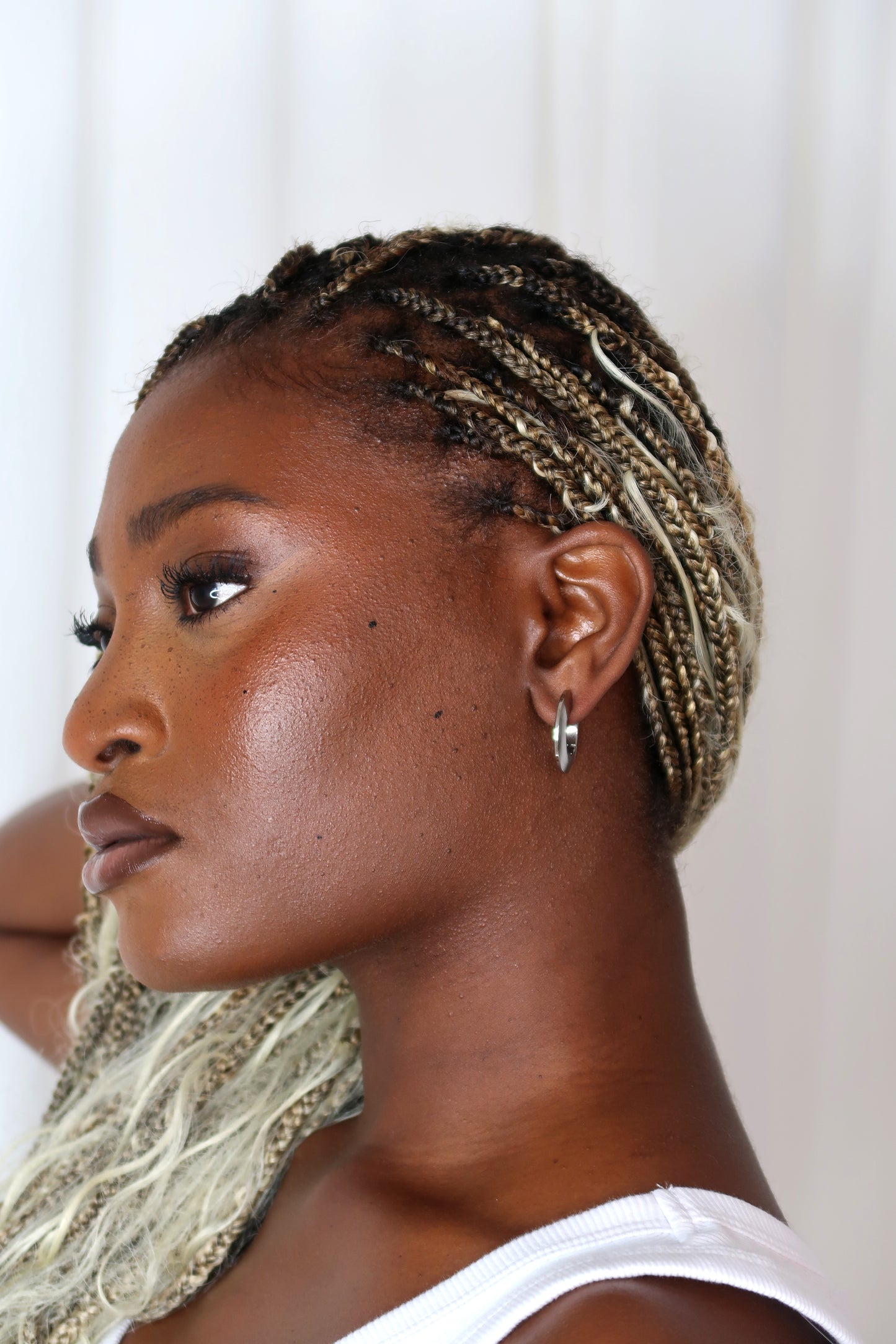 Solene Huggie Hoop Earrings