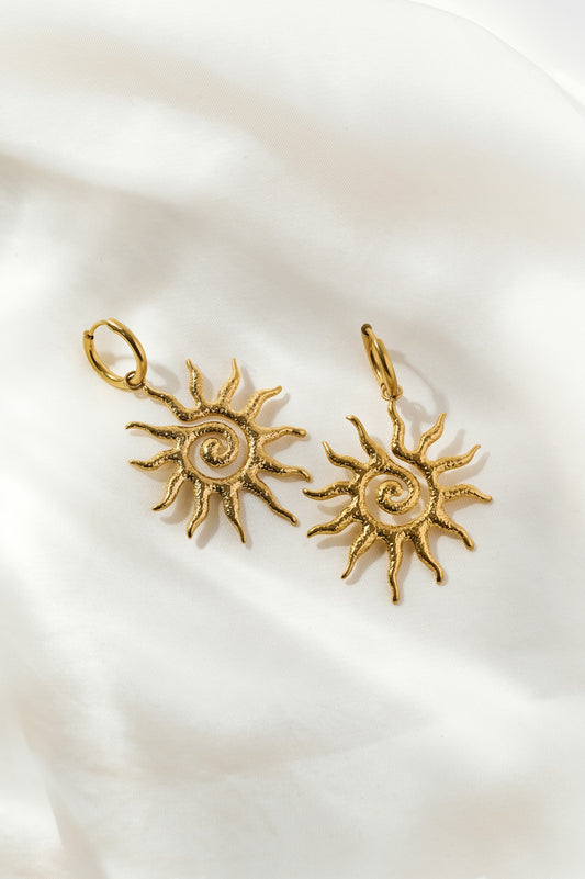 Rae Sun Detail Drop Earrings