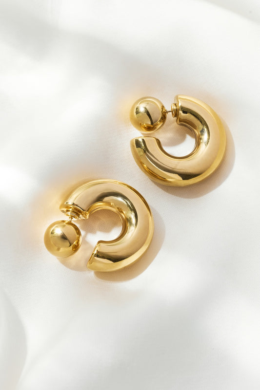 Danica Chunky Hoop Earrings
