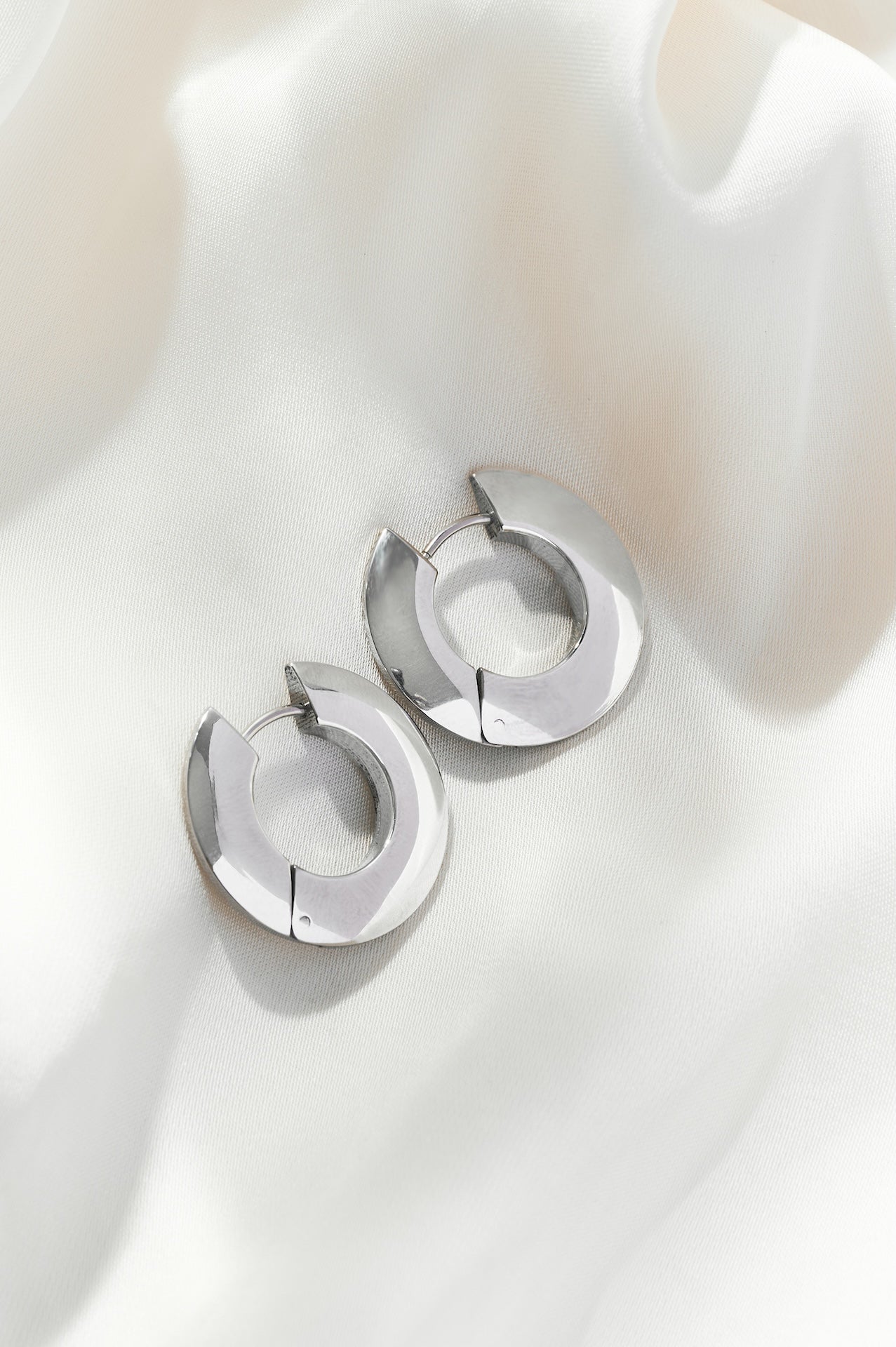 Solene Huggie Hoop Earrings