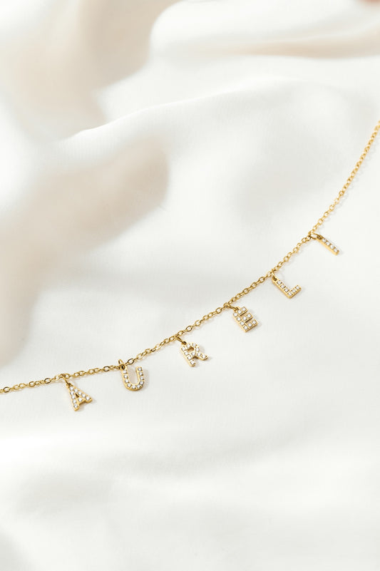 Gold Personalised Necklace