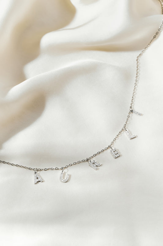 Silver Personalised Necklace