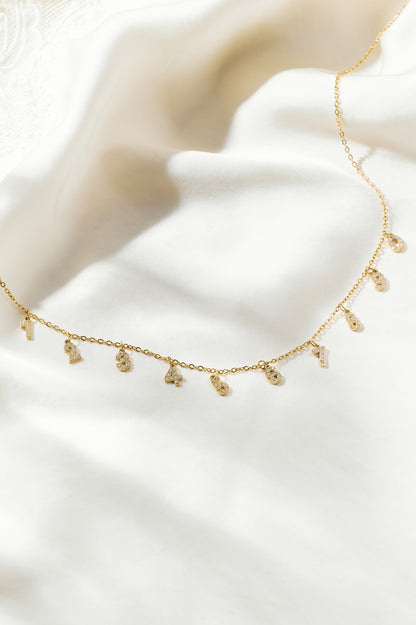 Gold Personalised Necklace