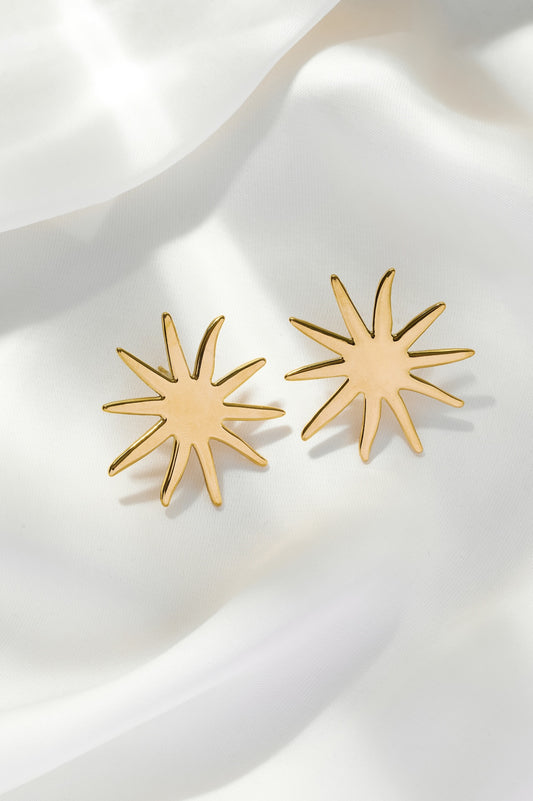Layla Sun Detail Stud Earrings