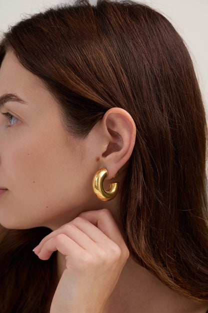Danica Chunky Hoop Earrings